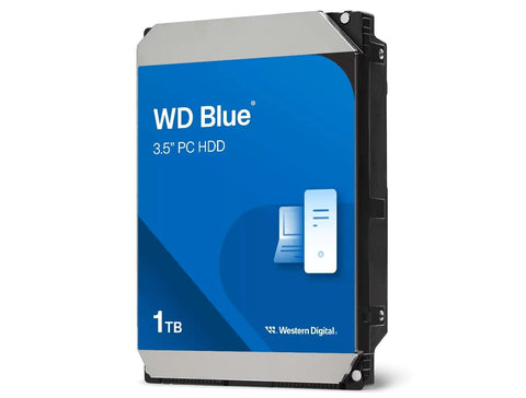 Western Digital WD Blue 1TB 5400 RPM 64MB Cache CMR SATA 6Gb/s 3.5" Internal HDD