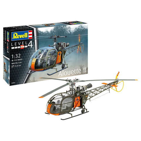 Revell 1/32 Alouette II Helicopter Scaled Plastic Model Kit