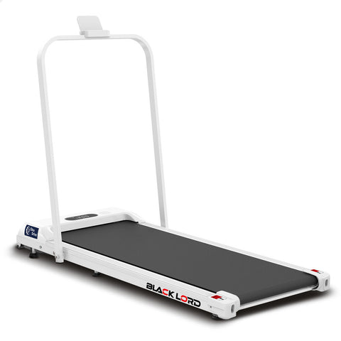 BLACK LORD Treadmill Electric Walking Pad Home Office Gym Fitness Foldable (White)