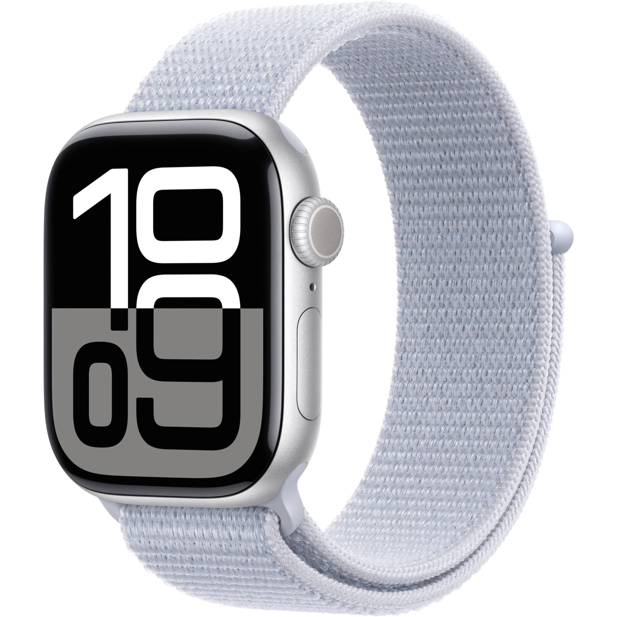 Apple Watch Series 10 42mm Silver Aluminium Case GPS Sport Loop 