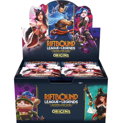 Riftbound League Of Legends Set One Origins Booster Box 24 Packs Trading Cards