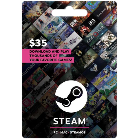 Steam Wallet $35 Gift Card [In-store only]
