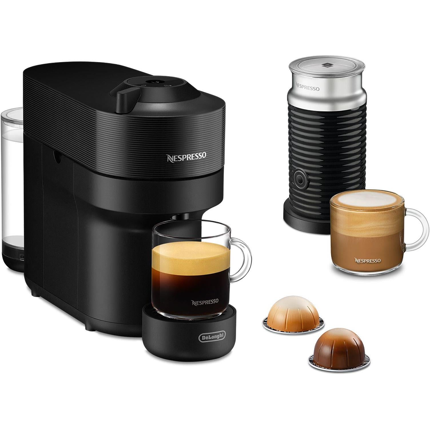 Nespresso Machine Best Nescafe Pods De'Longhi Vertuo Pop Bundle