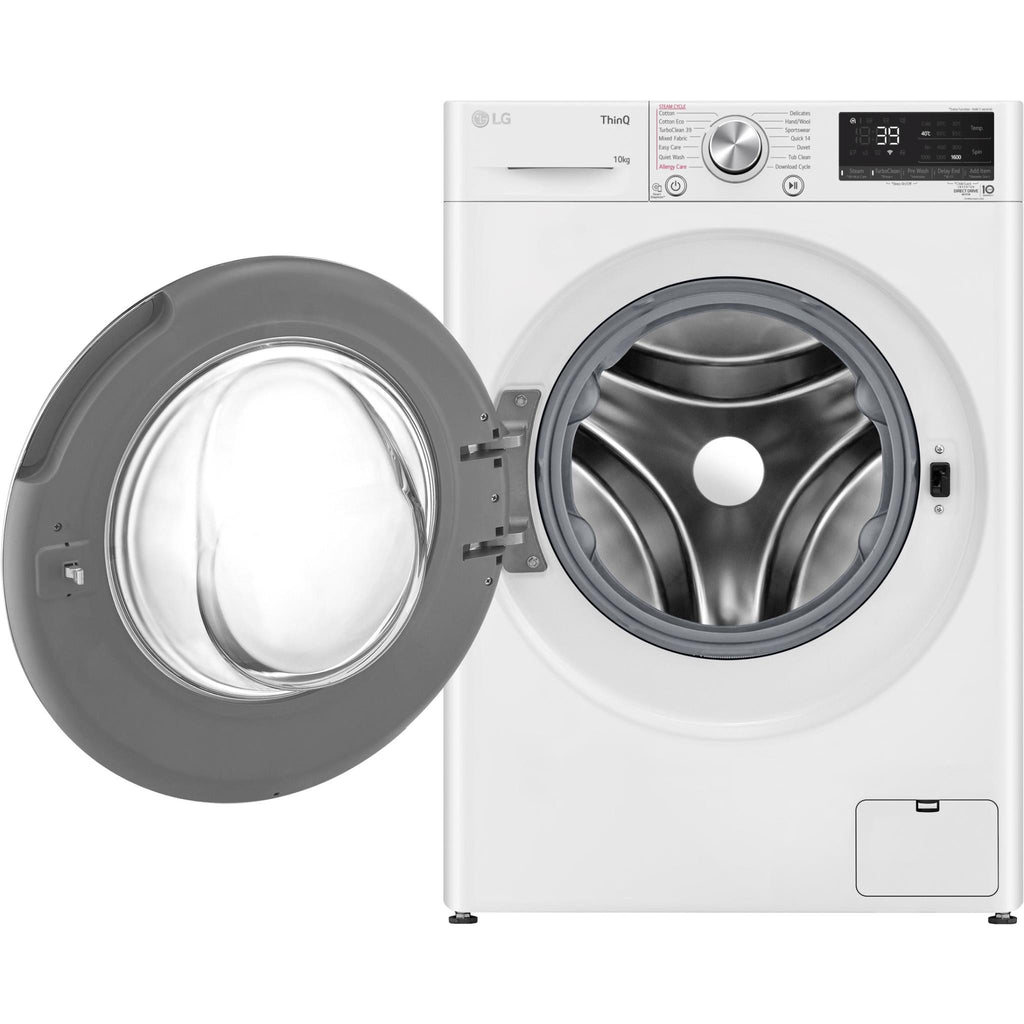 LG WV91610W 10kg Series 9 Front Load Washer (White) JB HiFi