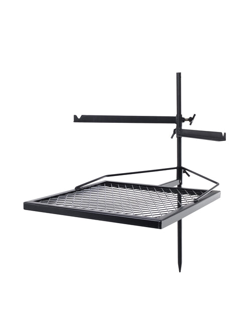 Wildtrak 70x60cm Frontier BBQ Grill with Bag (Black)