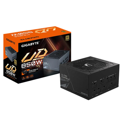 Gigabyte 850W 80+ Gold Fully Modular PCIe 5.0 ATX Power Supply (GP-UD850GM PG5)