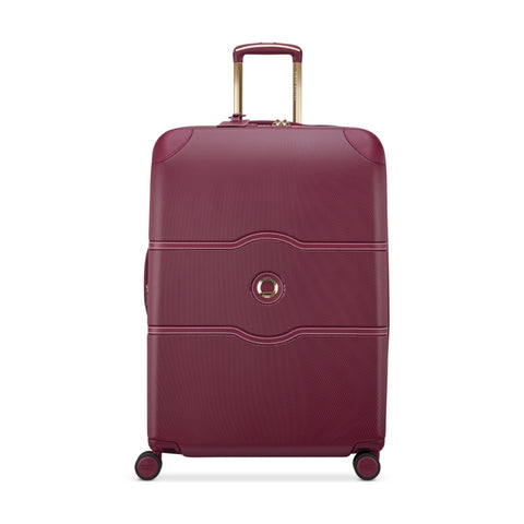 Delsey Chatelet Air 2.0 Checked-In Luggage Suitcase W/ TSA Lock Burgundy 76 cm