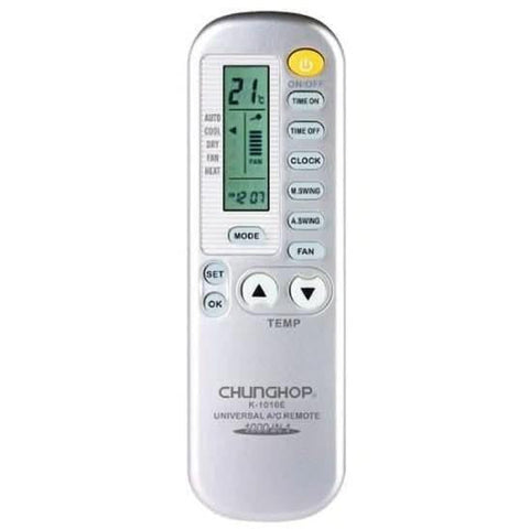 Tavice Universal Aircon Remote Replacement Silver - AC Air Conditioner Control 1 in 100