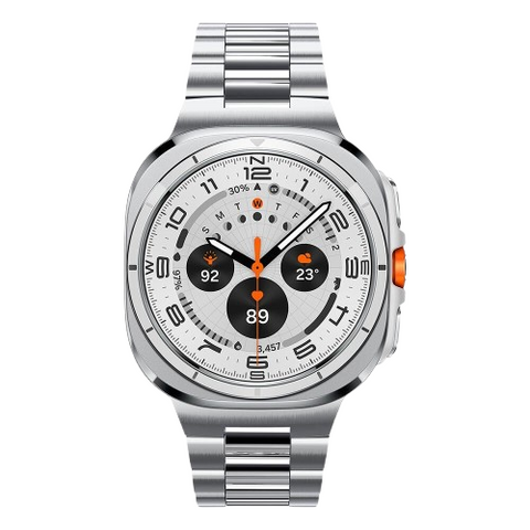 Spigen Galaxy Watch Ultra 2 47mm 2026 / Ultra 2025 2024 Modern Fit Stainless Steel Watch Band (Silver)