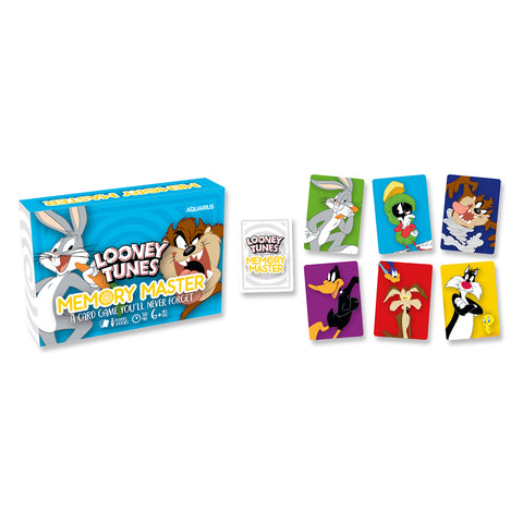 Aquarius Looney Tunes Memory Master Card Game 4-Players Fun Family Party 6y+