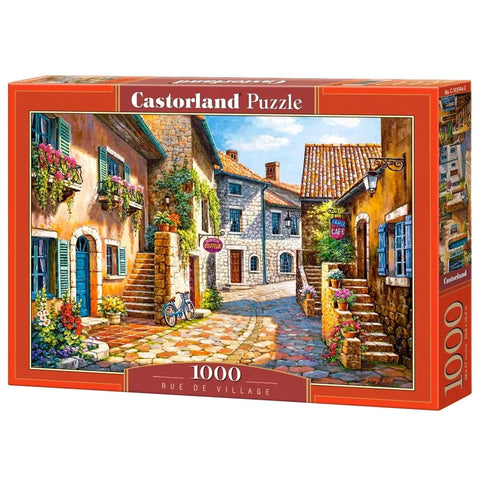 Castorland 1000-Pieces Rue De Village Puzzle