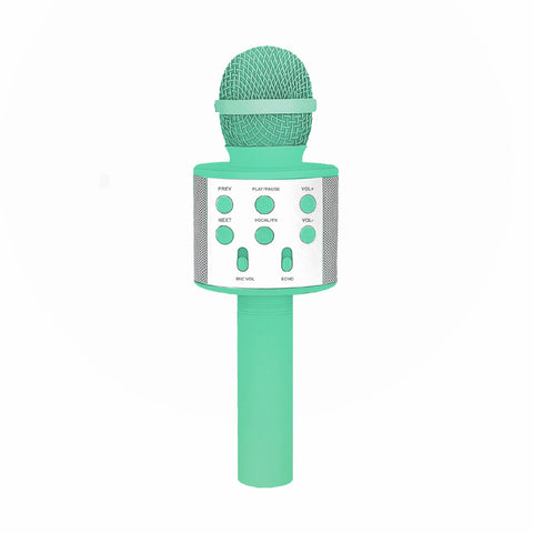 Laser Wireless Karaoke Microphone with Speaker (Aquatic Awe)