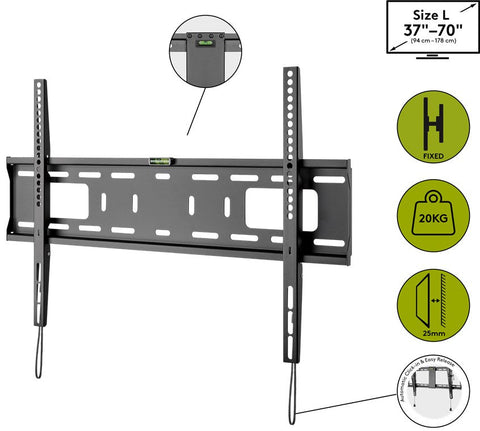 Goobay Fixed TV Wall Mount VESA 600x400mm (37"-70")