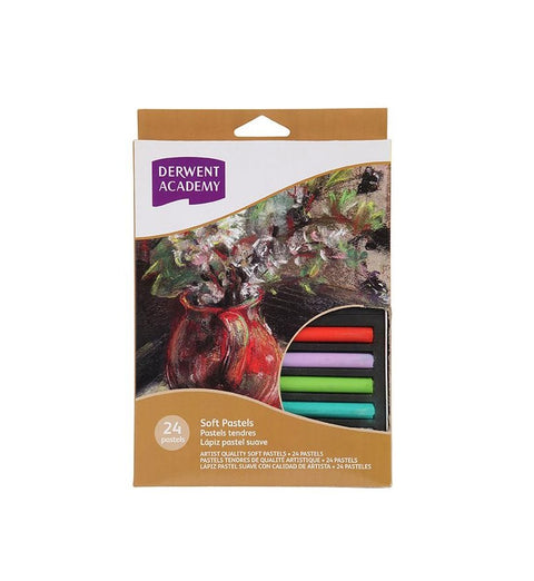 Derwent Academy Soft Pastels (Assorted) [Pack 24]