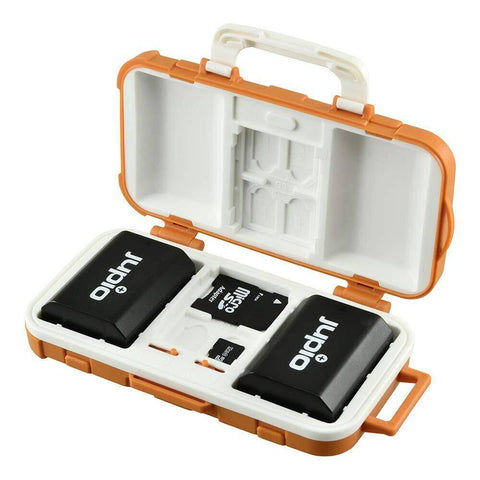 Jupio Hard Case for 2 Batteries and 14 Memory Cards Holder