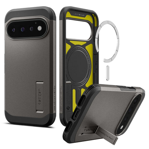 Spigen Google Pixel 11 Pro Tough Armor (MagFit) Case (Gunmetal)