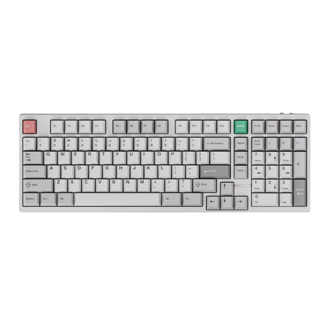 Qwetykeys Neo Studio Neo98 Prebuilt Wireless Mechanical Keyboard (Spray-coated White)