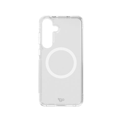 Tech21 EvoClear with Magnet Phone Case for Samsung Galaxy S25 Plus (Clear)