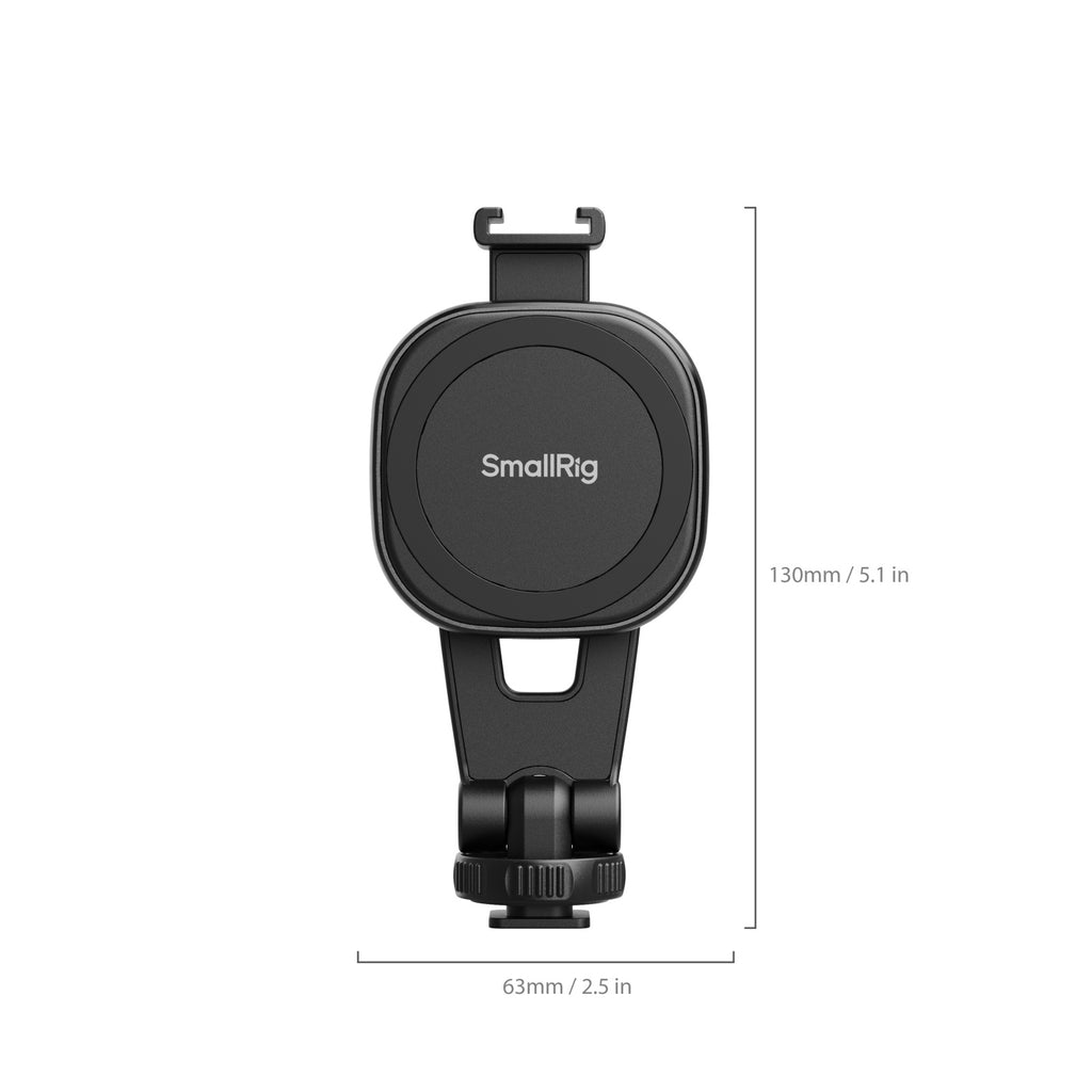 SMALLRIG AC-10 Magnetic Attachable Phone Clamp, Phone Mount With Cold Shoe Mount - View #9