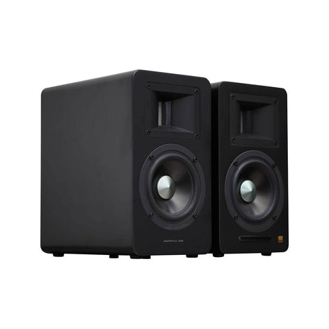 Airpulse A100 Wireless Active Miniature Speakers (Matte Black)