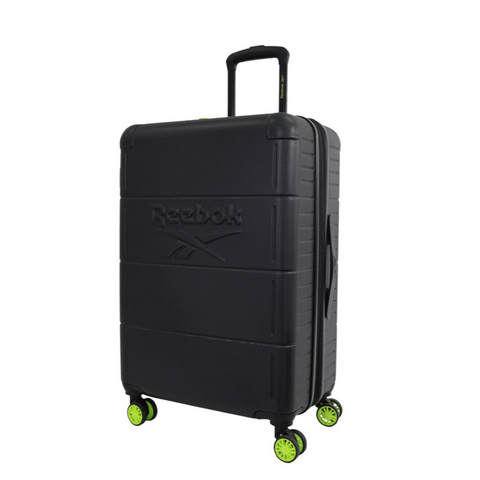Reebok Wanderer Medium 90L Hard Shell Case Suitcase Travel Luggage (Black)