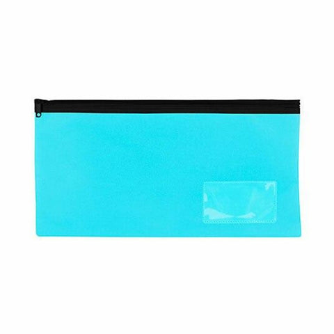 Celco Bright Pencil Case with 1 Zip (Marine Blue) - Medium