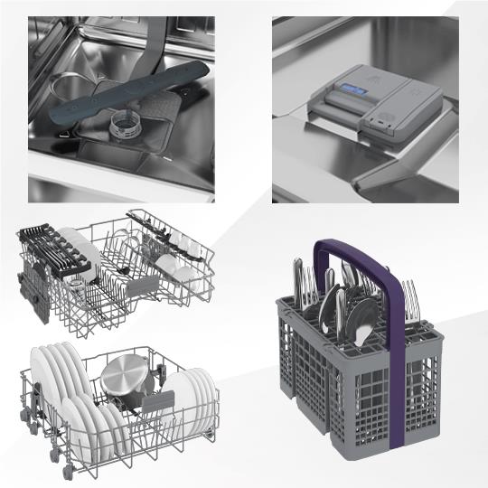 Beko BDFB1430B 14 Place Setting Freestanding Diswasher (Black) JB HiFi