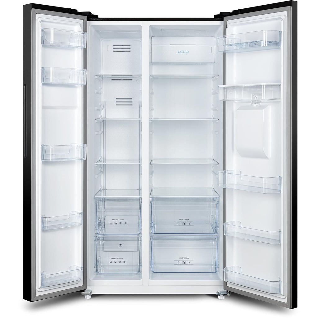 CHiQ CSS556NBD3 559L SideBySide Fridge (Black) JB HiFi