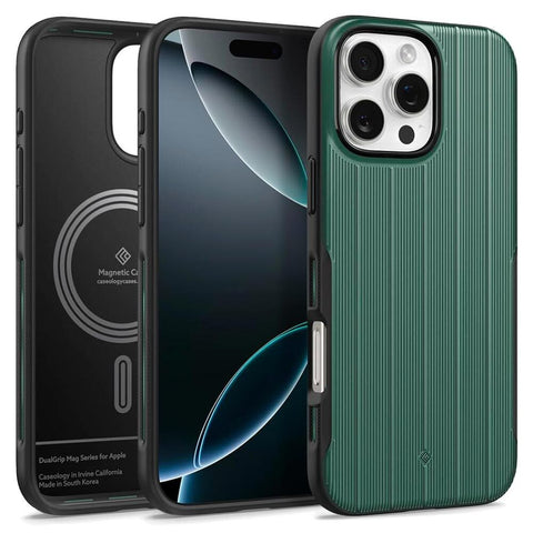 Spigen Apple iPhone 16 Pro Max Dual Grip Mag Case - Jade Green