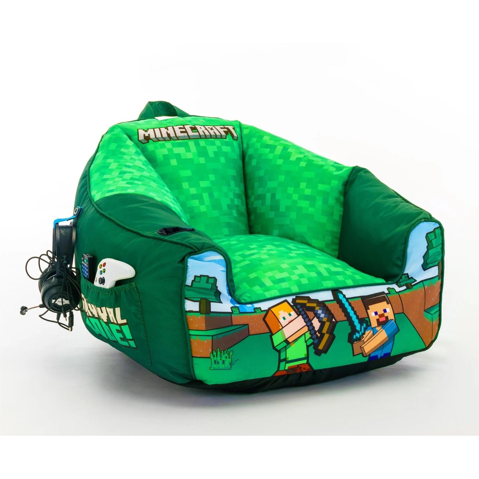 Minecraft Puff Bean Bag Chair JB Hi-Fi