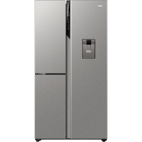 Haier HRF575XHS 574L S+ Three-Door Side-By-Side Fridge (Satina)