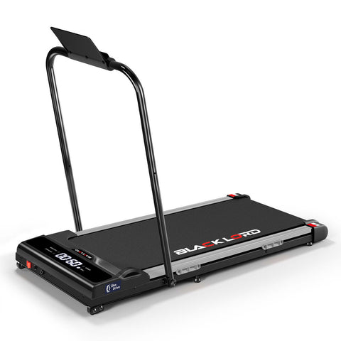BLACK LORD Treadmill Electric Walking Pad Incline Brushless Motor Foldable (Black)