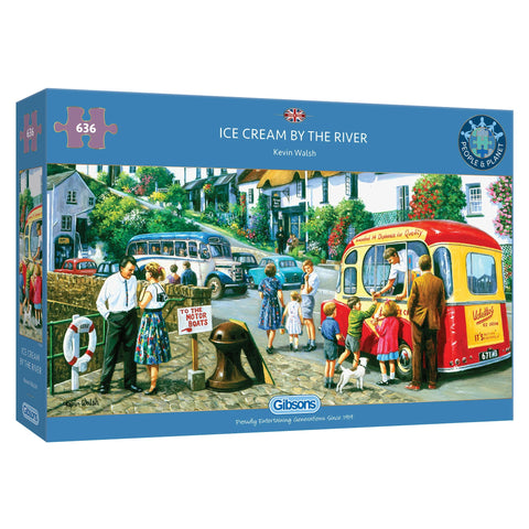 Gibsons 636pc Ice Cream By The River Puzzle