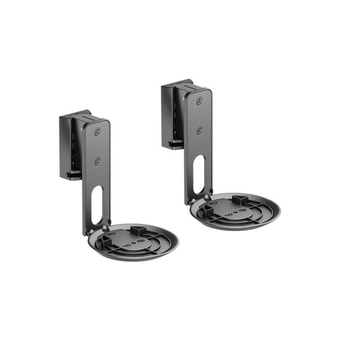 Goobay Speaker Wall Mount Modern Era 1 Flex, 2 pieces, compatible with the Sonos Era 100, swivelling and tilting speaker mount - BLACK