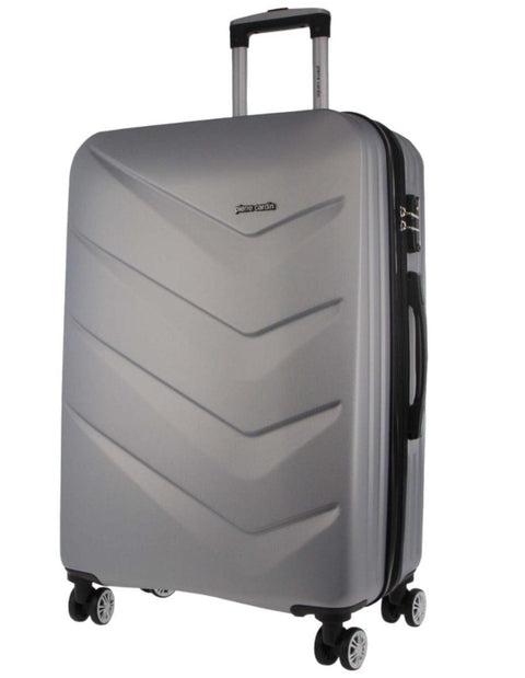 Pierre Cardin Large Hard-Shell Suitcase Travel Luggage Bag 161L/80cm Silver