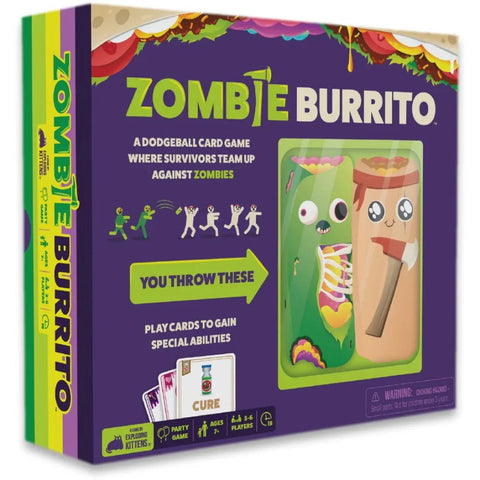 Exploding Kittens Zombie Burrito Party Game