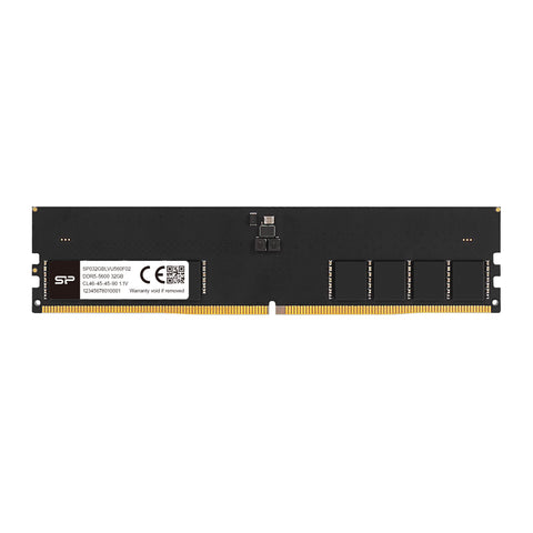 Silicon Power SP032GBLVU560F02 Upgrade 32GB DDR5 5600MHz CL46 1.1V UDIMM Desktop PC Computer RAM Memory Module