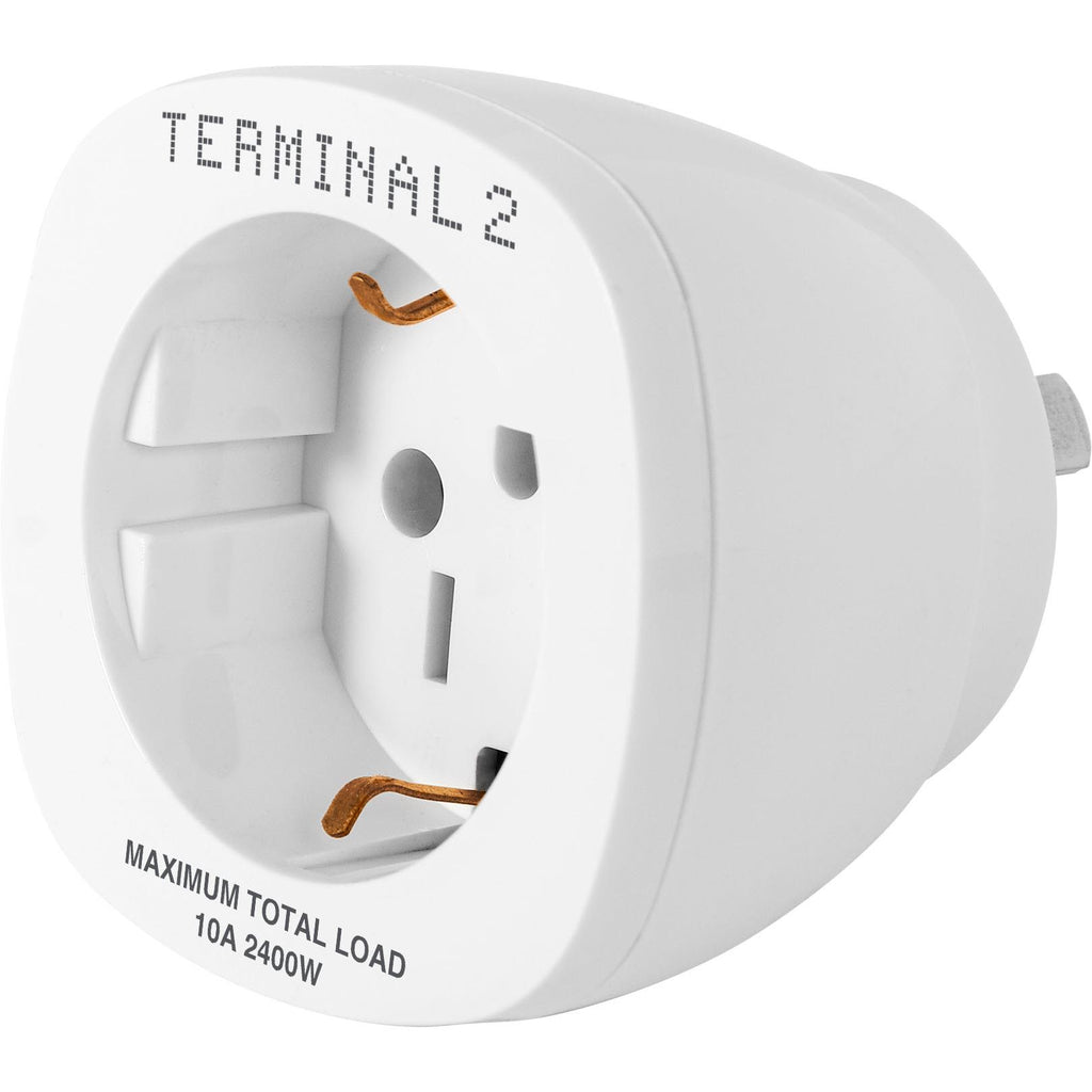 Terminal 2 Inbound Travel Adaptor EU/US (AU) - JB Hi-Fi