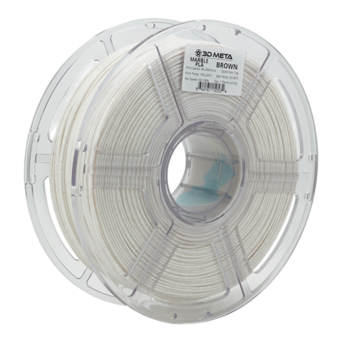 3D META Marble PLA 3D Printing Filament - Brown