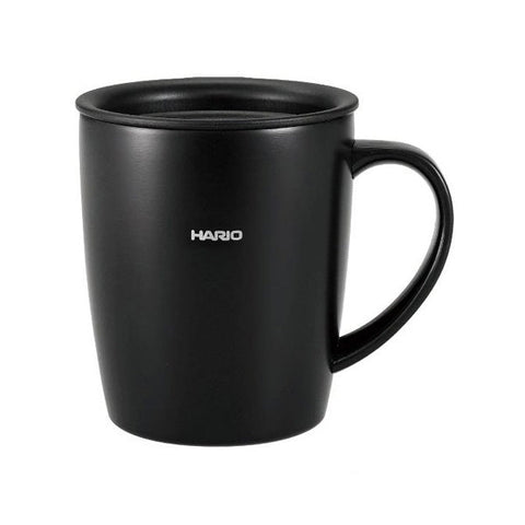 Hario Insulated Mug with Lid - Black