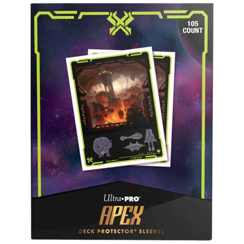 Ultra Pro: UP38859 Edge of Eternities 105ct Apex Deck Protector sleeves Red Mythic for MtG