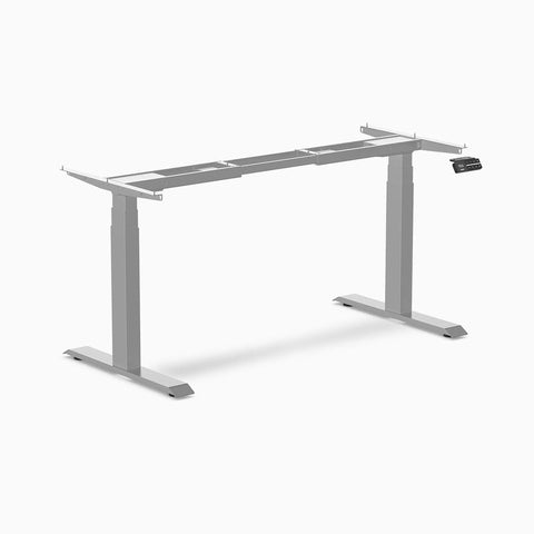 Desky Dual Sit Stand Desk Frame - Grey
