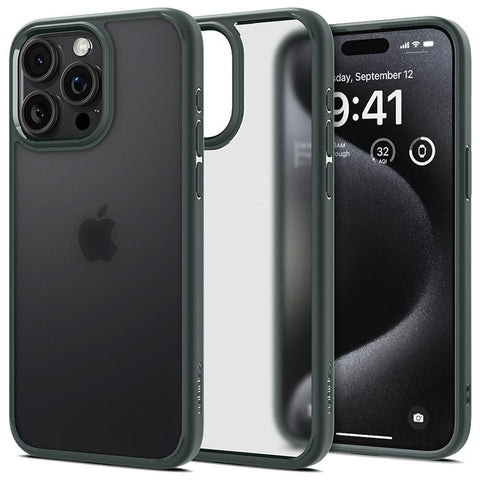 Spigen Apple iPhone 15 Pro Ultra Hybrid Case - Frost Green