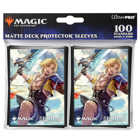 Ultra Pro: UP38704 Magic the Gathering FINAL FANTASY 100ct Deck Protector Sleeves Commander D MtG