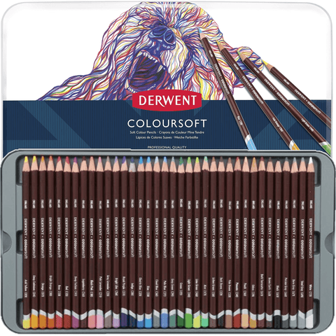 Derwent Coloursoft Colour Pencils (Assorted) [Tin 36]