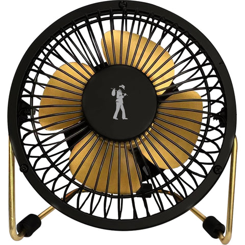 Flea Market USB Desk Fan (Black/Gold)