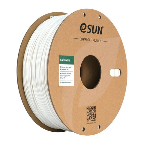 ESun ABS+HS High Speed 3D Print Filament 1.75mm 1kg - White