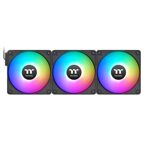 Thermaltake CT120 EX 120mm Standard Blades ARGB Black 4-Pin PWM Fan [3Pack]