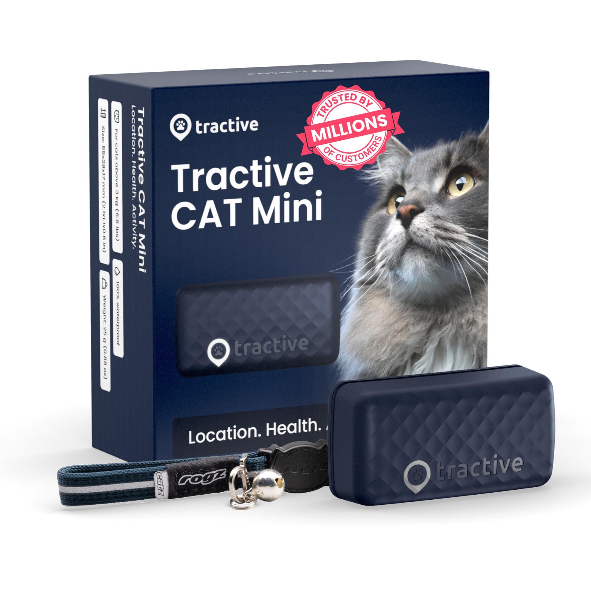Tractive Mini GPS Tracker Cat (Midnight Blue) JB Hi-Fi