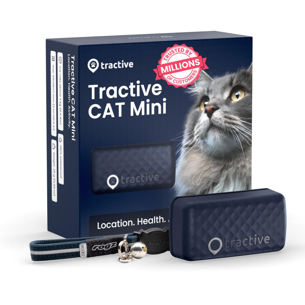 Tractive Mini GPS Tracker Cat 4 (Midnight Blue) JB HiFi